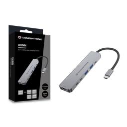 Docking usb - c conceptronic donn33g 1xhdmi 1xusb - c pd 100w 2xusb - a 3.0 2xusb - c