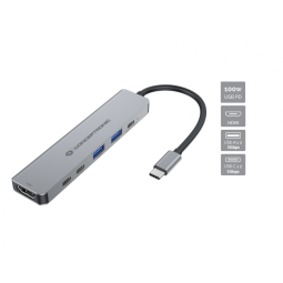 Docking usb - c conceptronic donn33g 1xhdmi 1xusb - c pd 100w 2xusb - a 3.0 2xusb - c