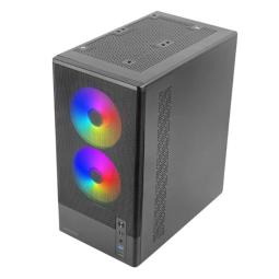 Caja ordenador mars gaming mc - onyx atx argb cristal templado negra