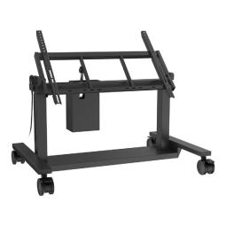 Soporte suelo con ruedas maxhub altura ajustable giro hasta 90º