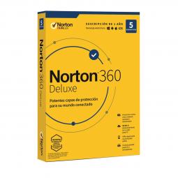 Antivirus norton 360 deluxe 50gb español 1 usuario 5 dispositivos 1 año in box - Imagen 1