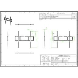 Soporte de pared maxhub hasta 98 pulgadas