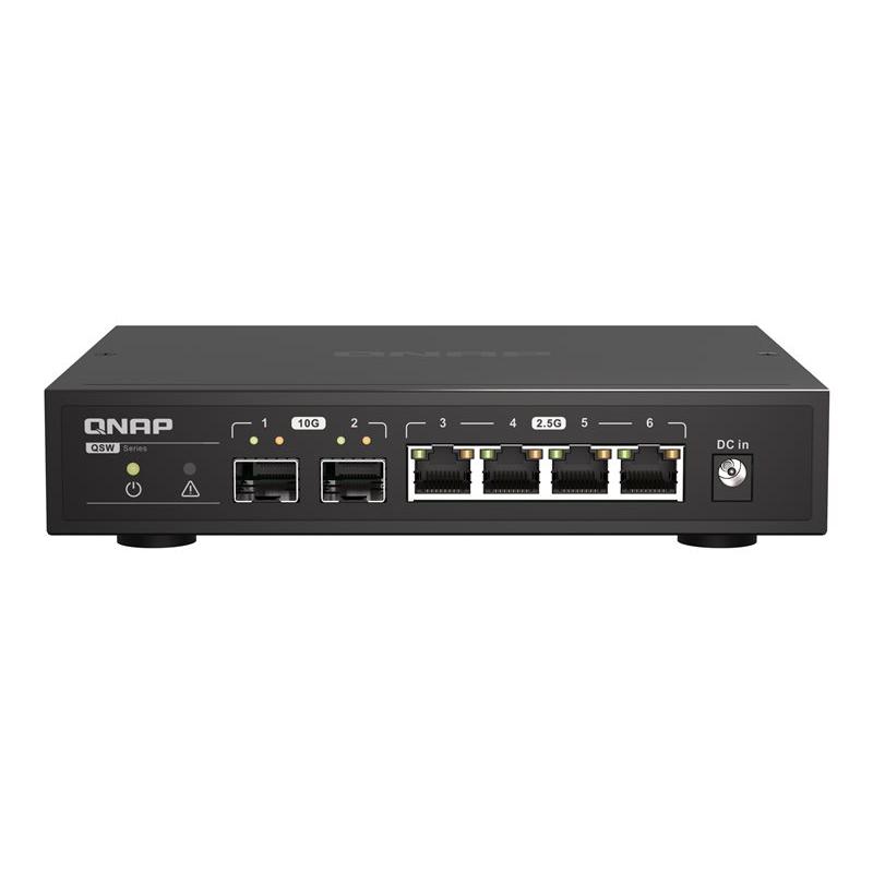 Switch qnap qsw - 2104 - 2s 2 puertos 10g + 4 puertos 2.5g - Imagen 1