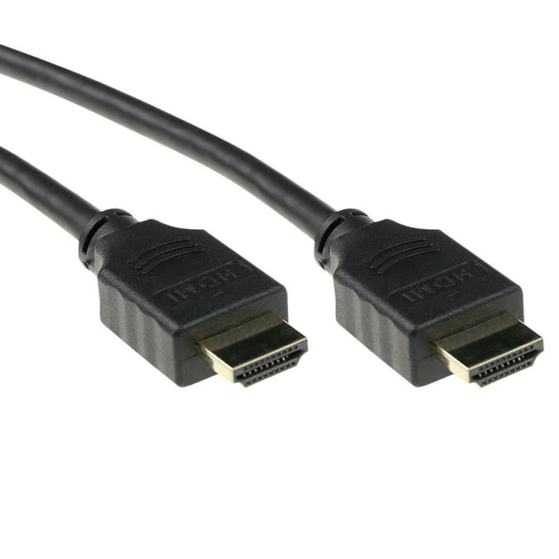 Cable hdmi 4k uhd act connectivity 1.5m - macho - macho - high speed premium certificado v2.0 negro