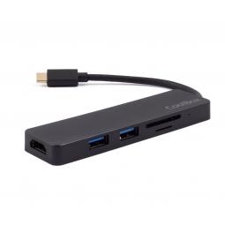 Docking coolbox minidock usb tipo c hdmi usb hub - Imagen 1