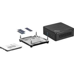 Mini ordenador msi cubi 5 1m - 495eu core 7 - 150u - 16gb - ssd 1tb - w11p negro