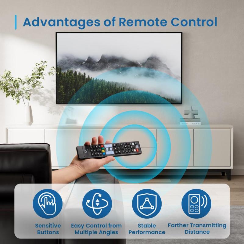 Mando a distancia ewent ew1577 para smart tv lg - samsung - sony - hisense - tcl