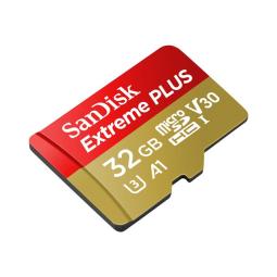 Tarjeta memoria micro secure digital 32gb sandisk extreme plus clase 10 uhs - i u3 + adaptador