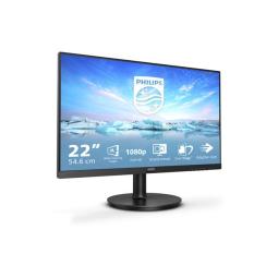 Monitor led 22 pulgadas philips v - line 221v8a - 00 va - fhd - hdmi - vga - 75hz - 4ms - vesa 100x100