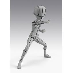 Body - kun - ken sugimori - editión - wireframe - (gray color ver.)