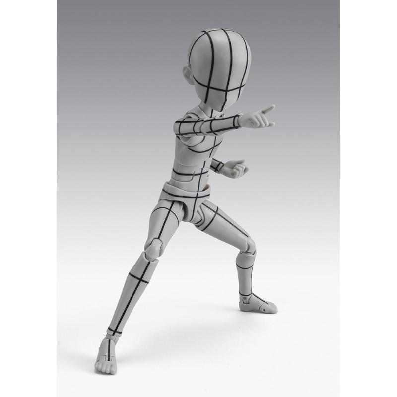 Body - kun - ken sugimori - editión - wireframe - (gray color ver.)