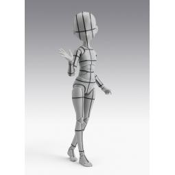 Body - chan - ken sugimori - editión - wireframe - (gray color ver.)