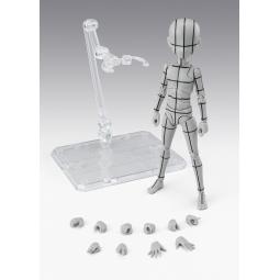 Body - kun - ken sugimori - editión - wireframe - (gray color ver.)