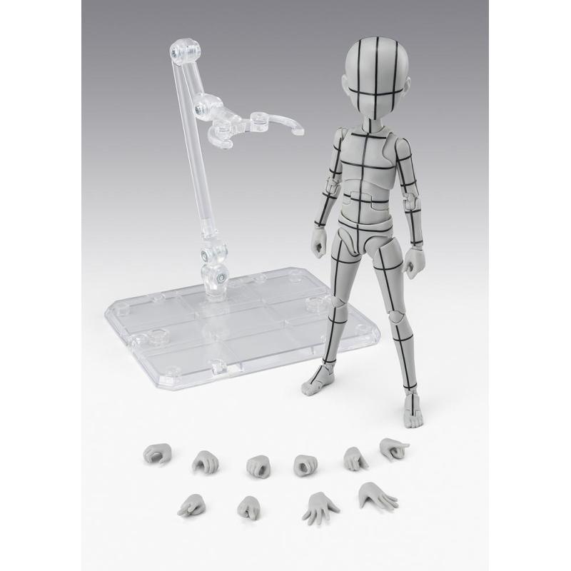 Body - kun - ken sugimori - editión - wireframe - (gray color ver.)