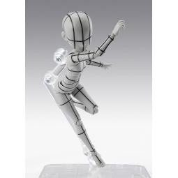 Body - chan - ken sugimori - editión - wireframe - (gray color ver.)
