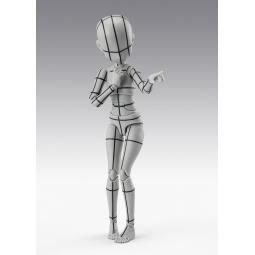 Body - chan - ken sugimori - editión - wireframe - (gray color ver.)