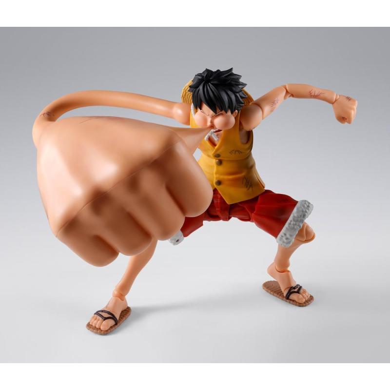 Tamashii nations s.h. figuarts one piece monkey d. luffy - marineford - pulgadasgear three pulgadas option parts set