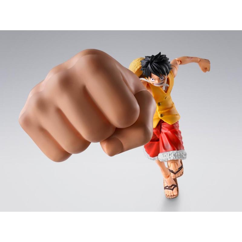 Tamashii nations s.h. figuarts one piece monkey d. luffy - marineford - pulgadasgear three pulgadas option parts set