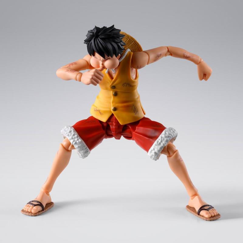Tamashii nations s.h. figuarts one piece monkey d. luffy - marineford - pulgadasgear three pulgadas option parts set