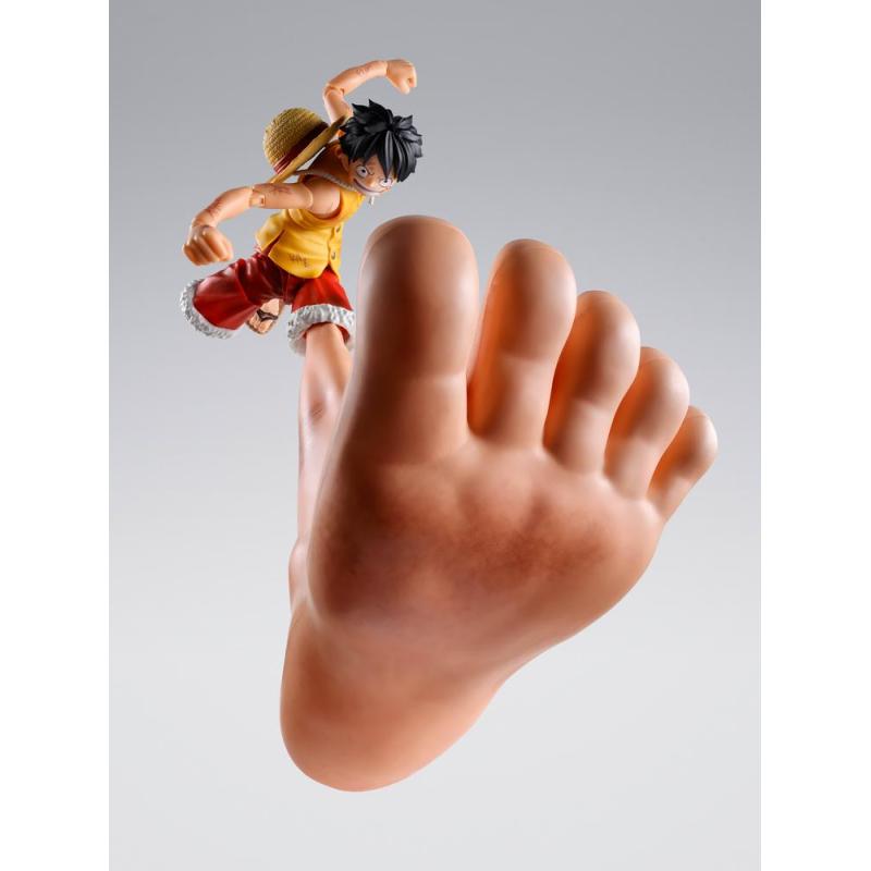 Tamashii nations s.h. figuarts one piece monkey d. luffy - marineford - pulgadasgear three pulgadas option parts set