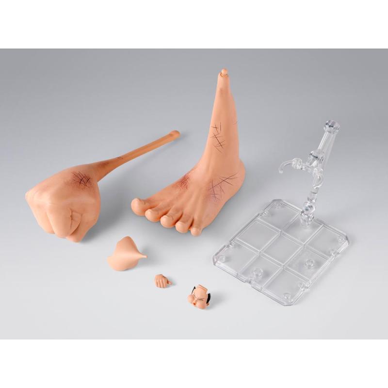 Tamashii nations s.h. figuarts one piece monkey d. luffy - marineford - pulgadasgear three pulgadas option parts set
