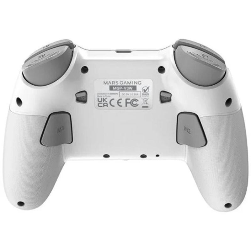 Gamepad mars gaming mgpv3w inalambrico blanco