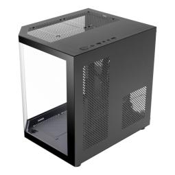 Caja ordenador mars gaming mc3tlite matx rgb cristal templado negro