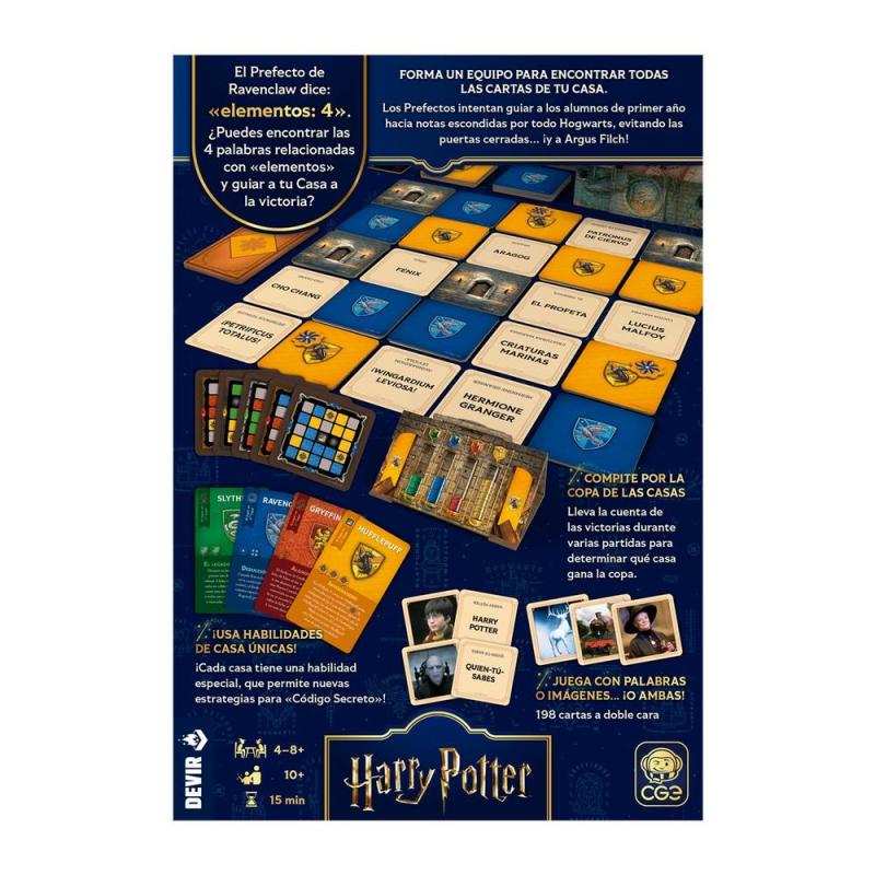 Juego de mesa código secreto regreso a hogwarts