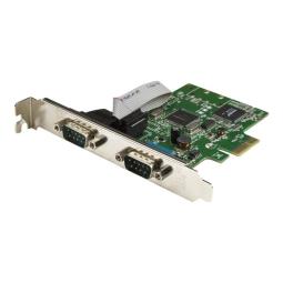 Tarjeta red startech pex2s1050 2x rs232 pci express