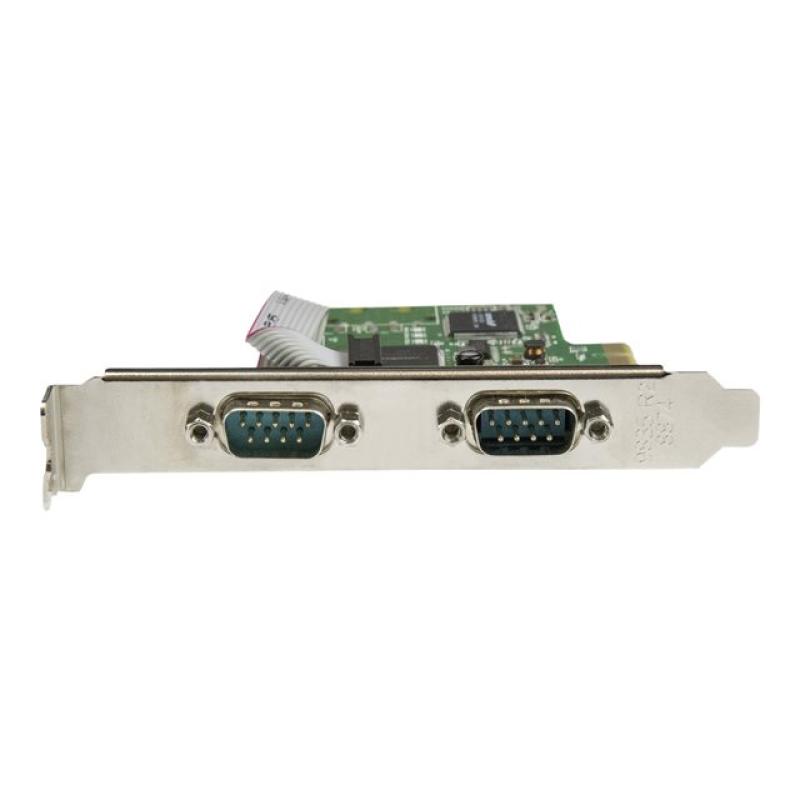 Tarjeta red startech pex2s1050 2x rs232 pci express