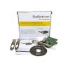 Tarjeta red startech pex2s1050 2x rs232 pci express