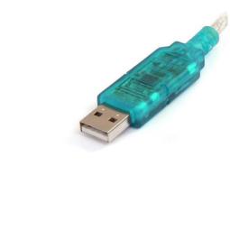 Cable db9 a usb tipo a startech 0.9m - macho - macho - gris