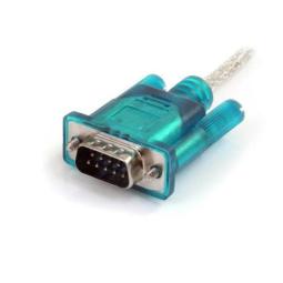 Cable db9 a usb tipo a startech 0.9m - macho - macho - gris