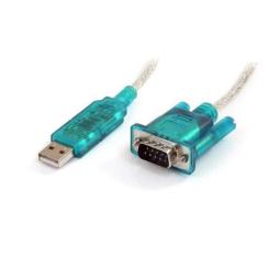 Cable db9 a usb tipo a startech 0.9m - macho - macho - gris