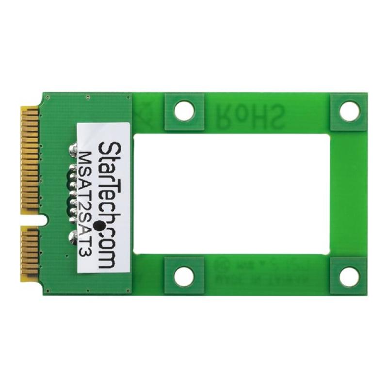 Adaptador msata a sata startech para hdd - ssd sata 6gb - s