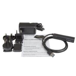 Cable usb 3.1 10gb a sata startech 0.85m - macho - hembra - negro