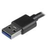 Cable usb 3.1 10gb a sata startech 0.85m - macho - hembra - negro