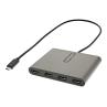 Adaptador usb tipo c a 4x hdmi startech 0.5m - macho - hembra - gris