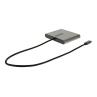 Adaptador usb tipo c a 4x hdmi startech 0.5m - macho - hembra - gris