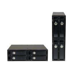 Rack movil startech 5.25 pulgadas 4x 2.5 pulgadas