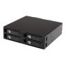 Rack movil startech 5.25 pulgadas 4x 2.5 pulgadas