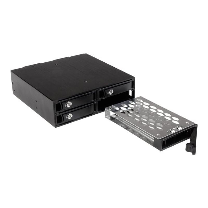 Rack movil startech 5.25 pulgadas 4x 2.5 pulgadas