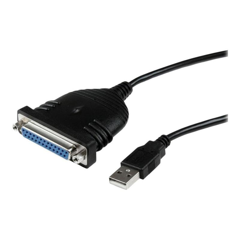 Cable db25 a usb tipo a startech 1.86m - hembra - macho - negro