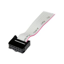 Bracket db9 a idc10 startech 0.41m - macho - hembra - gris