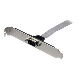 Bracket db9 a idc10 startech 0.41m - macho - hembra - gris