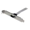 Bracket db9 a idc10 startech 0.41m - macho - hembra - gris