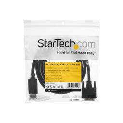 Cable displayport a dvi - d startech 1.8m - macho - macho - negro