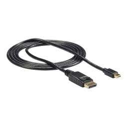 Cable mini dp a displayport startech 1.8m - macho - macho - negro