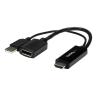 Conversor hdmi - usb tipo a a displayport startech - macho - hembra - negro