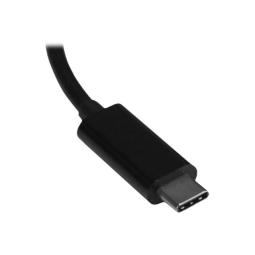 Adaptador usb tipo c a displayport startech 0.14m - macho - hembra - negro
